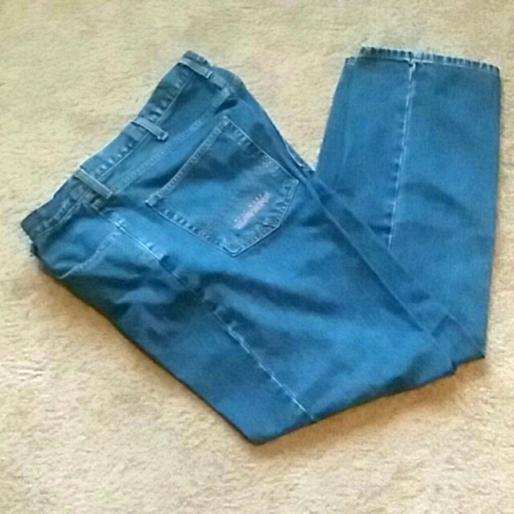 NFL Baltimore Ravens Sport Football Blue Denim Straight Leg y2k Jeans Man Pant